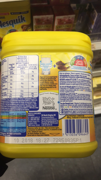 Product “Nestlé - Nesquik” | The Open Food Repo
