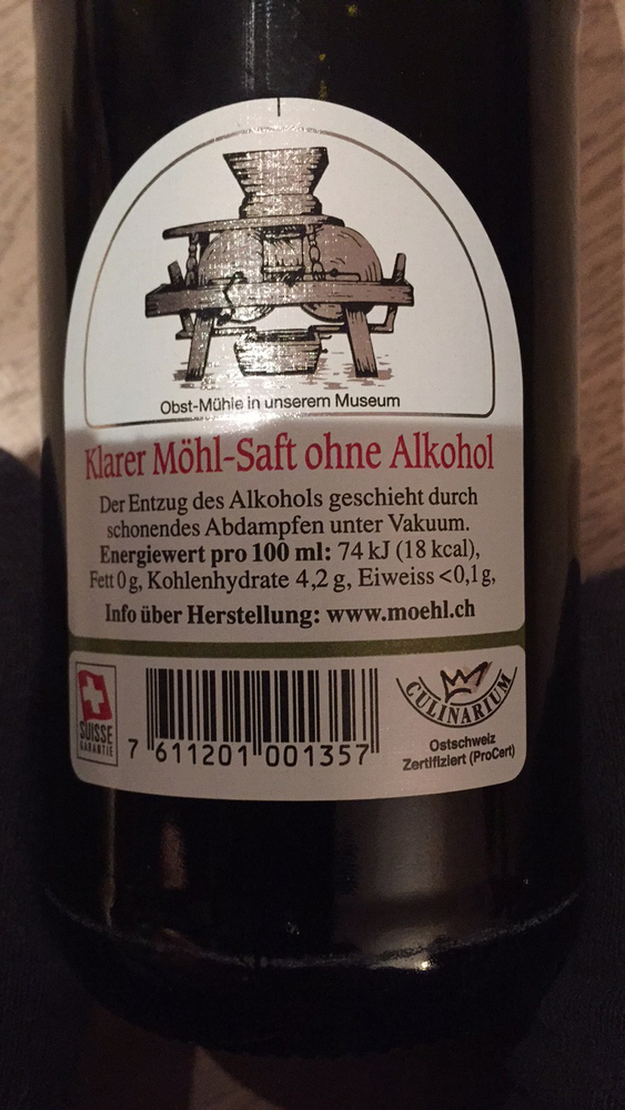 Product Mohl Saft Klarer Apfelwein Alkoholfrei The Open Food Repo
