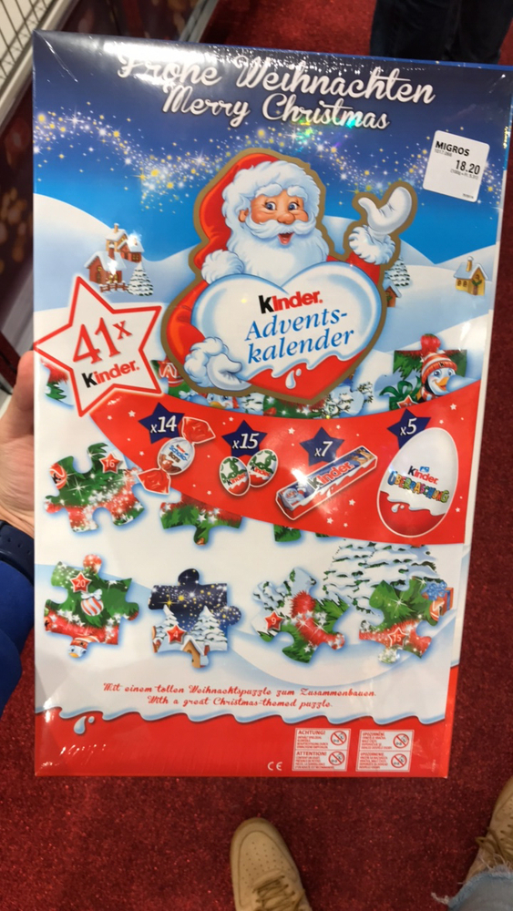 Product Kinder Advent Calendar The Open Food Repo