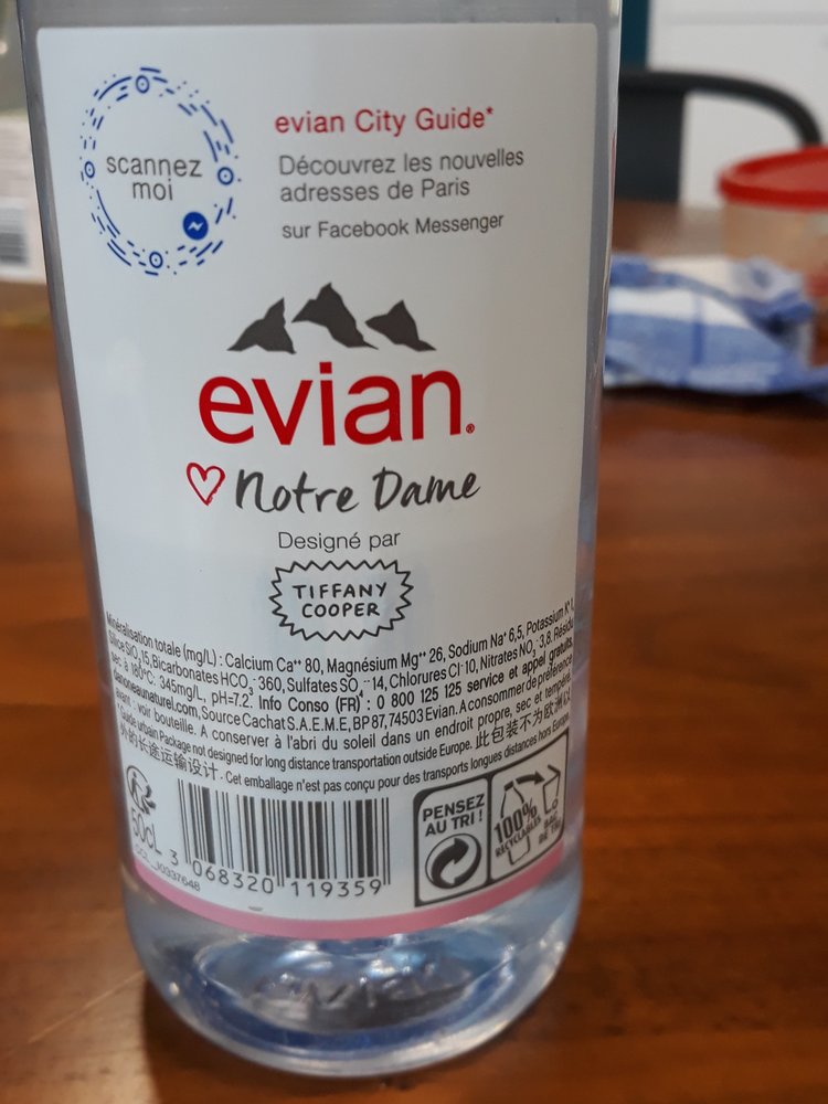 Produkt Evian City Guide The Open Food Repo
