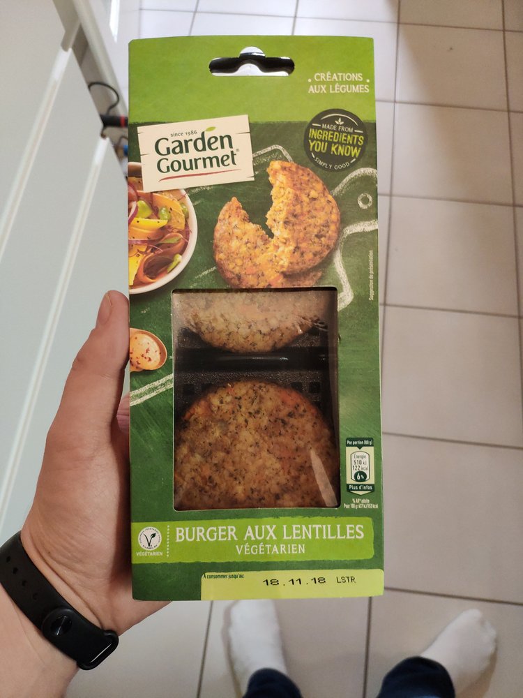 Product Garden Gourmet Lentil Burger The Open Food Repo