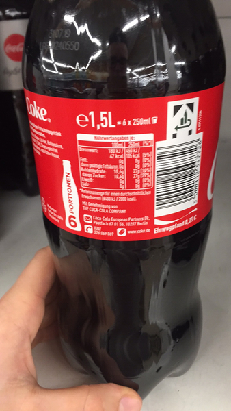 Product “COCA-COLA” | The Open Food Repo