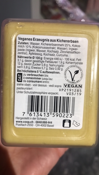 product coop karma chickpeas coconut the open food repo