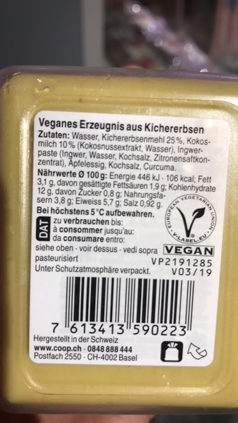 product coop karma chickpeas coconut the open food repo