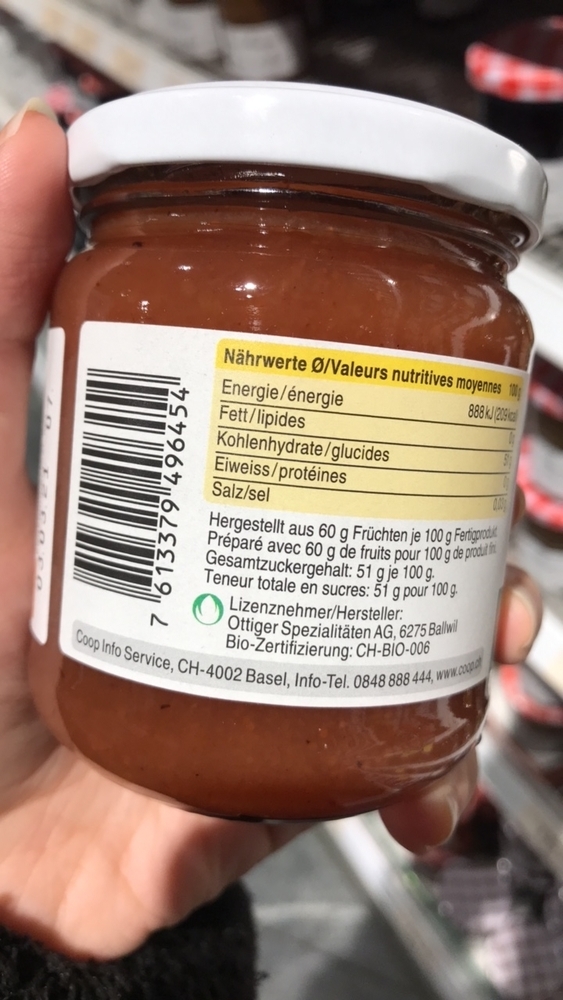 Produit Coop Naturaplan Confiture De Coings The Open Food Repo