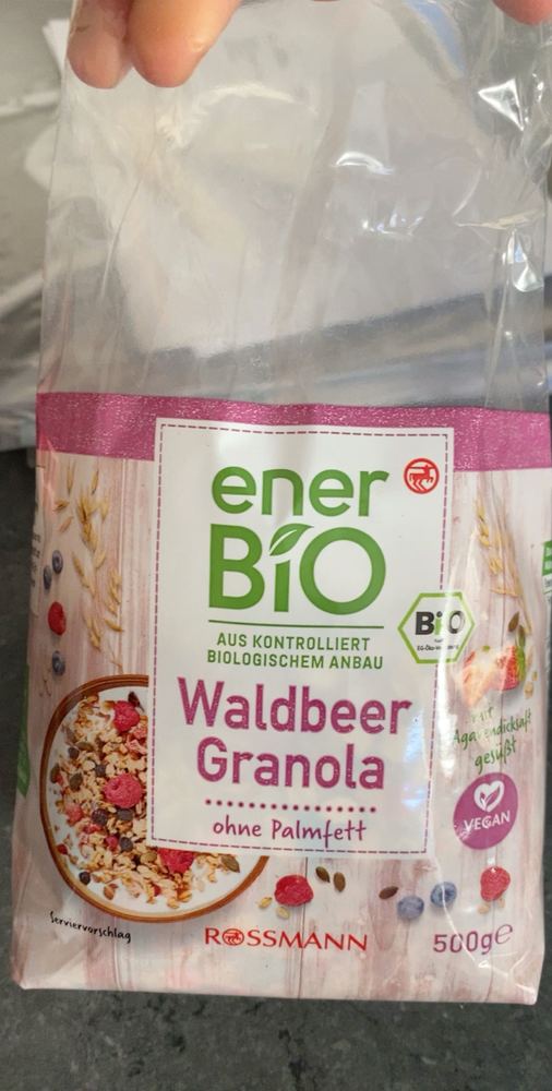 Produkt Rossmann Enerbio Waldbeer Granola Ohne Palmfett The Open Food Repo