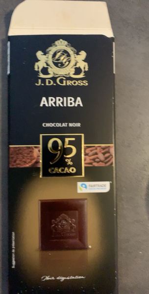 Product “J.D. Gross - Arriba (Chocolat noir)” | The Open Food Repo
