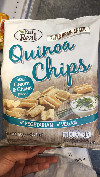 Eat Real Quinoa Chips Sour Cream & Chive 10 X 90g Gluten-Free