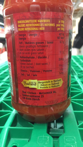 Product “Thai Kitchen Authentic Thai Cuisine Hot Chilli Sauce ...