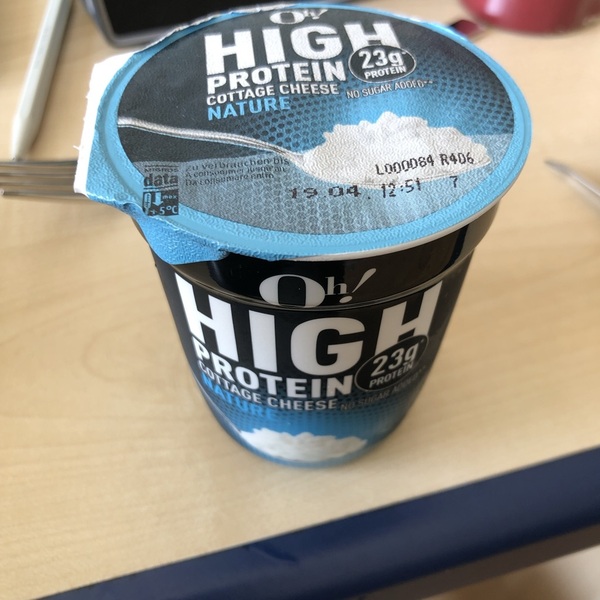 Product “Oh! High protein cottage cheese, nature ” The Open Food Repo