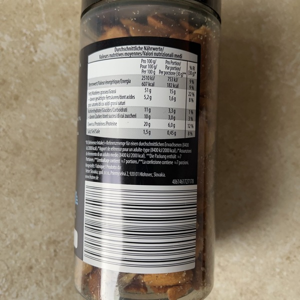Product “Gourmet - Honey Salt Almonds” | The Open Food Repo