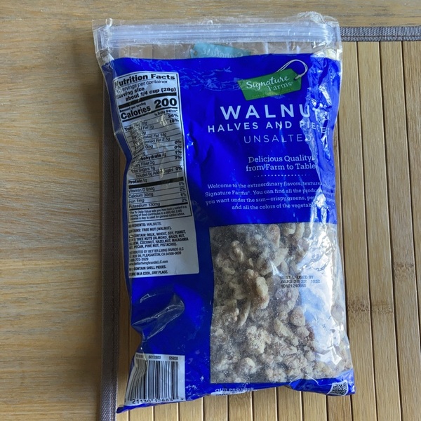 Product “UNSALTED WALNUT HALVES AND PIECES, UNSALTED” The Open Food Repo