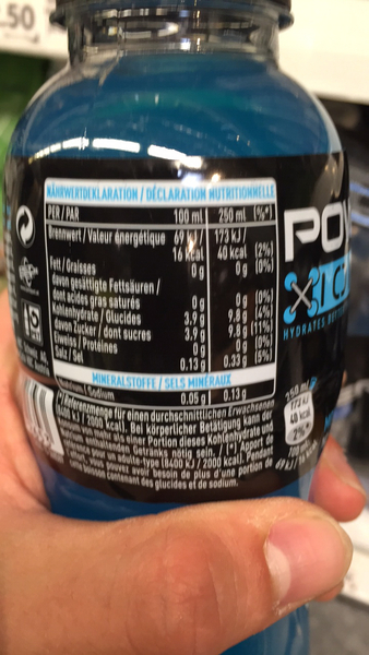 Product “Powerade” | The Open Food Repo