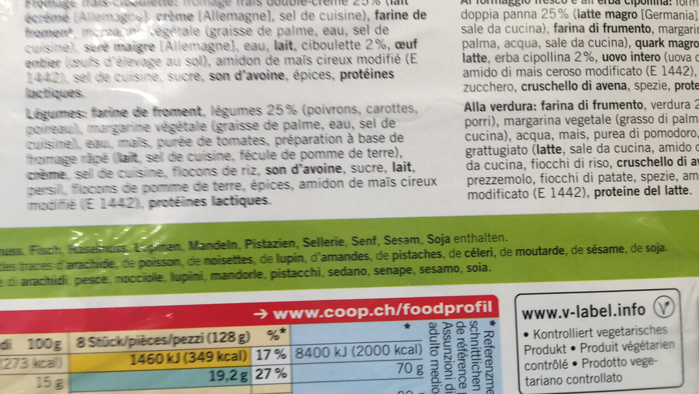 Product Coop Qualite Prix Mini Gourmet Snack The Open Food Repo