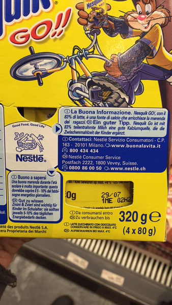 Produit Nestle Nesquik Go The Open Food Repo