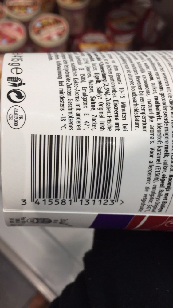 Product Haagen Dazs Creations Baileys The Open Food Repo