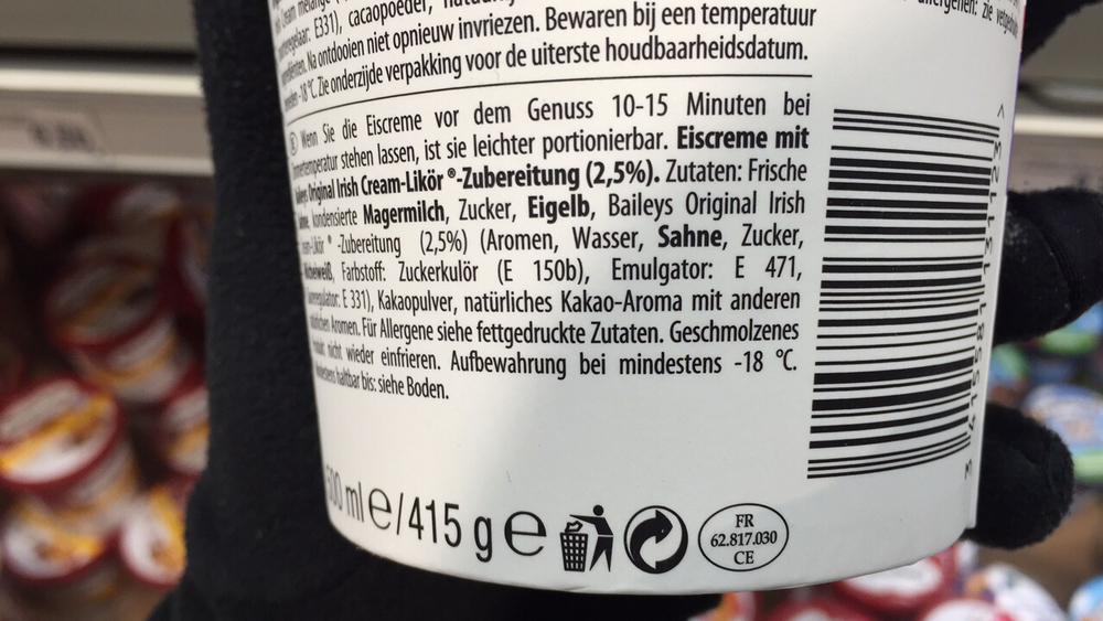 Product Haagen Dazs Creations Baileys The Open Food Repo