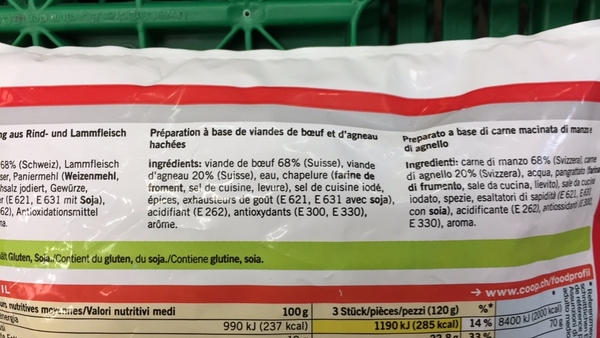 Product “Coop Cevapcici beef / lamb” | The Open Food Repo