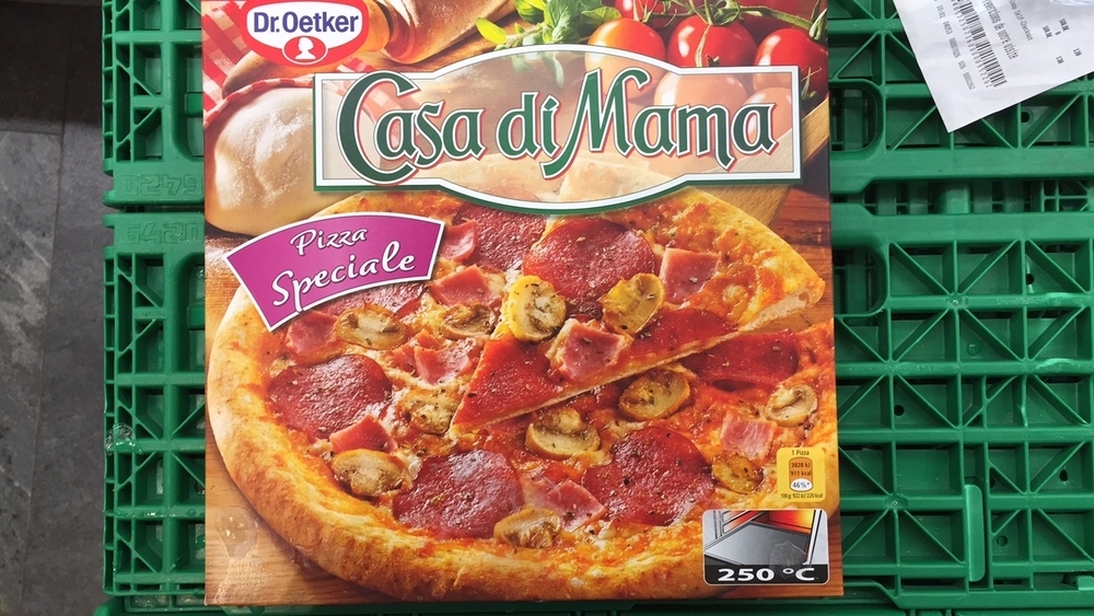 Product Dr Oetker Frozen Casa Di Mama Speciale Pizza The Open Food Repo
