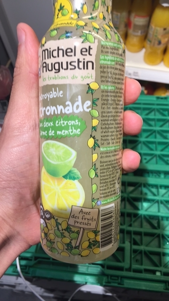 Produit Michel Et Augustin L Incroyable Citronnade The Open Food Repo