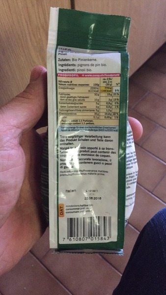 Product “Naturaplan - Pine nuts” | The Open Food Repo