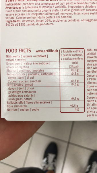 Product Actilife Lacto Bene The Open Food Repo