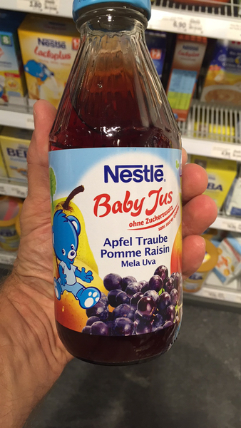 Product Nestle Baby Apple Juice Grape The Open Food Repo
