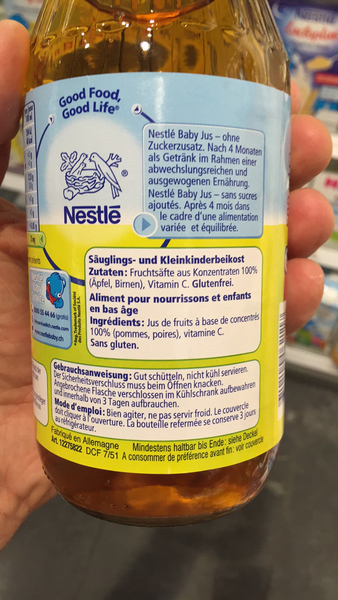 Product Nestle Baby Apple Juice Pear The Open Food Repo Product Nestle Baby Apple Juice Pear The Open Food Repo