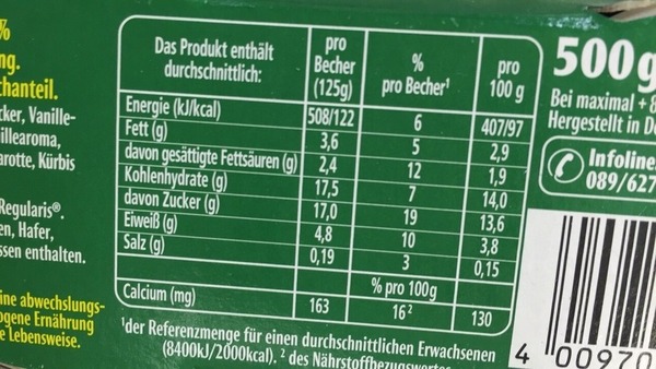 Product “Danone Activia Actiregularis Vanille” | The Open ...