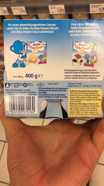 Product Nestle Baby Dessert Gout Vanille The Open Food Repo Product Nestle Baby Dessert Gout Vanille The Open Food Repo