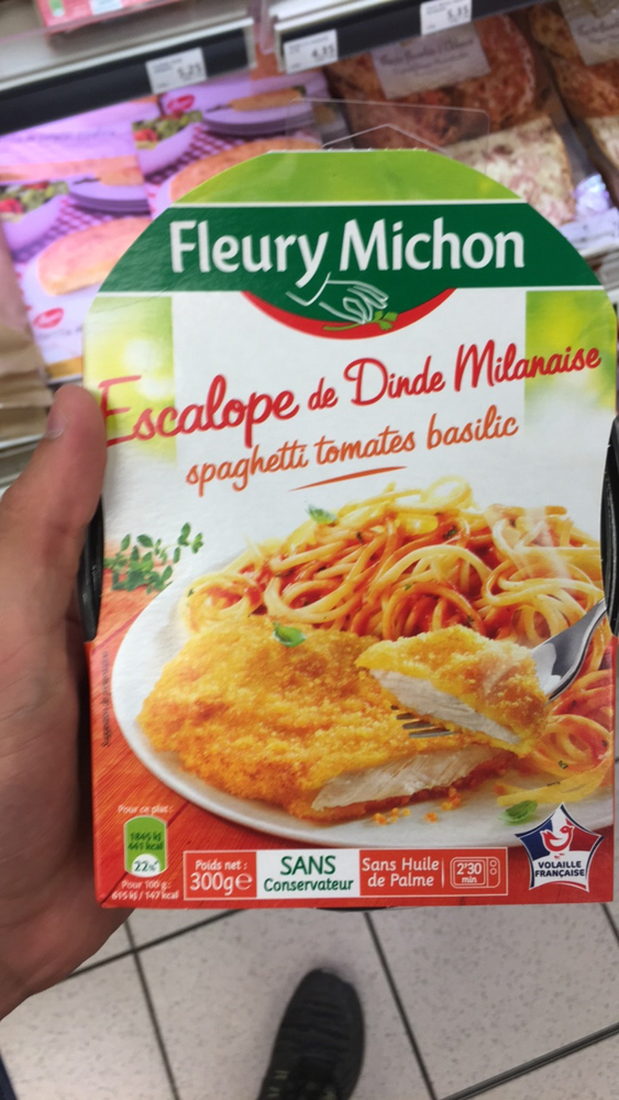 Product Fleury Michon Escalope De Dinde Milanaise Spaghetti