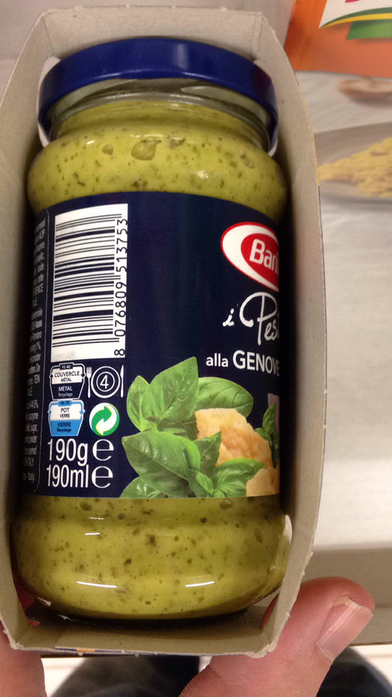Product Pesto Sauce Barilla The Open Food Repo
